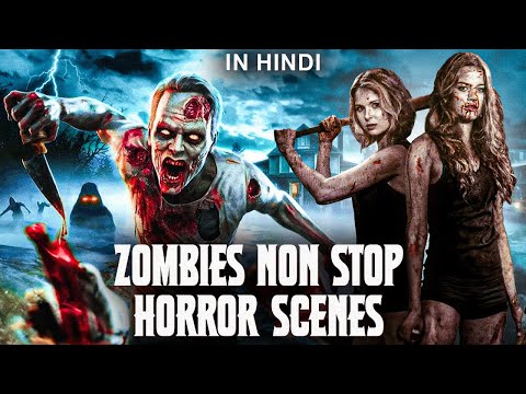 ZOMBIES NON-STOP HORROR SCENES | UNDEAD ISLAND | ZOMBIE WAR | Hollywood Movie Hindi Dubbed