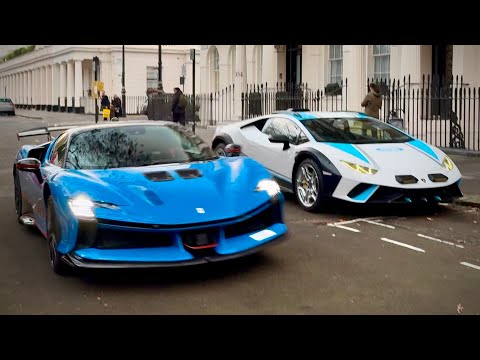 $1.5m Ferrari SF90 XX Accelerations in London!