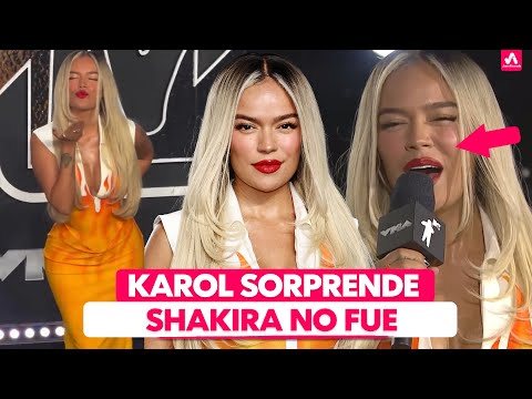 Karol G Sorprende a Todos en los VMAs Shakira Brilla por su Ausencia, Así fue su APARICIÓN