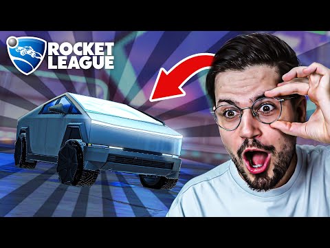 Je FREESTYLE avec LA NOUVELLE VOITURE "CYBERTRUCK" sur ROCKET LEAGUE