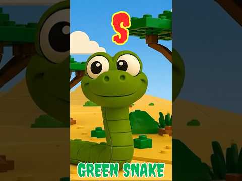 ABC Colorful Safari Animal Song (QRST) #abcsong #colorsong #animalsongs #nurseryrhymes #snakesong