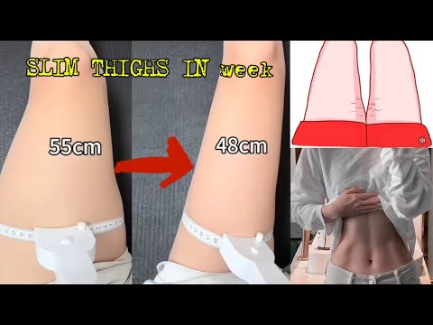 TOP SLIM THIGHS LEGS EXERCISE | 1 week to get slim thighs + legs| Best workout for girls