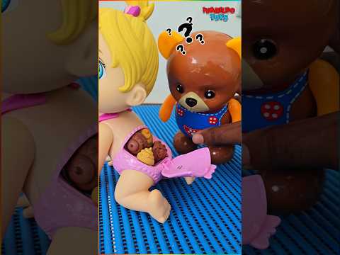 Denim Bear😱😭😭#asmrsounds #toyschannel #asmr #toys #ivanildotoys #penguin