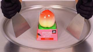 Propitious Peach Ice Cream Rolls | ASMR