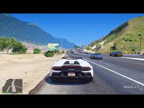 Mountain Akina trong GTA 5 với Đồ họa 4K (Bản Đẹp)