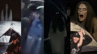 10 PENAMPAKAN KUNTILANAK TERSERAM DAN POCONG TERJELAS | PENAMPAKAN HANTU TERJELAS DAN TERJELAS