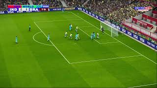 INDIA vs BRAZIL FIFA World Cup 2026 (USA) - Full football Match All Goals - eFootball PES