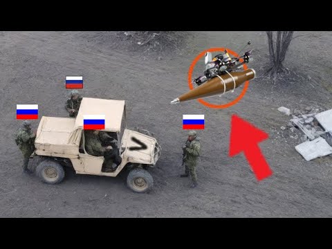 HIMARS destroys a huge Russian convoy with precise hits! The Best Moments