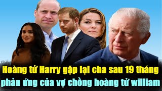 Hoàng tử Harry "gặp lại" Vua Charles sau 19 tháng, Phản ứng của vợ chồng hoàng tử william