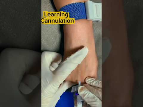 تعلم تركيب كانيولا || learning Cannulation #nurse