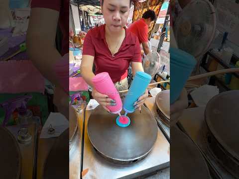 Pretty Banana Oreo Rainbow Crepe in Thailand
