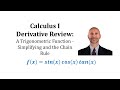 Understanding Derivatives of Trigonometric Functions