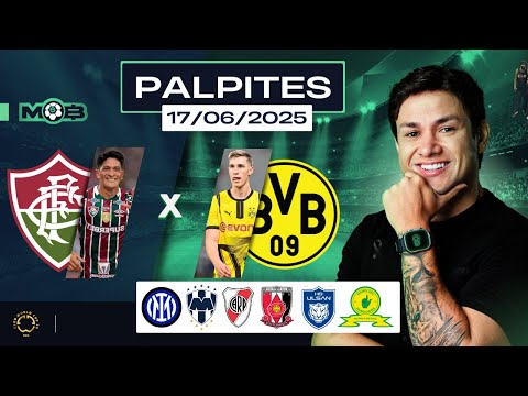 PALPITES DE FUTEBOL PARA O DIA 17 06 2025 + BILHETE PRONTO (TERÇOU NO MUNDO BET)