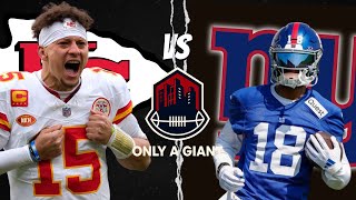 Giants vs Chiefs Sunday Night Football | Week 3 Only A Giant Podcast