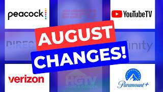 Big Streaming TV Changes for August 2025!