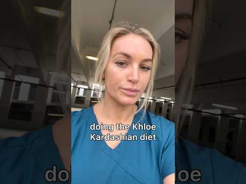 A day as Khloé Kardashain (diet)