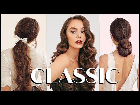 3 TIMELESS hairstyles 💋 vintage curls / classic hair in 2021