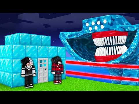 ถ้าเกิด!! ผมสร้างบ้านเพชร แต่กับเจอ สัตว์ใต้ทะเลลึก GranMaja จะรอดไหม - (Minecraft TheBloop)