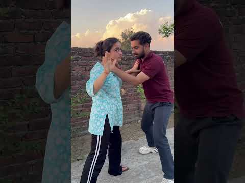 When someone grab your neck [self-defense technique for neck grab] #selfdefense #kravmaga