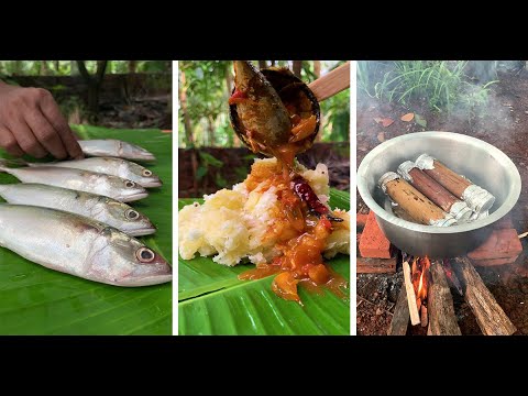 Kerela Kappa Meen Curry & Bamboo Biriyani | Outdoor Cooking