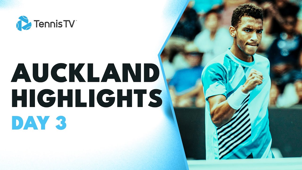 Shelton vs Marozsan; Auger-Aliassime, Fils & Norrie Play | Auckland 2024 Highlights Day 3