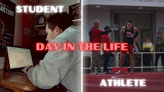 DAY IN THE LIFE - NCAA DIII Track and Field (Recovery + Workout)