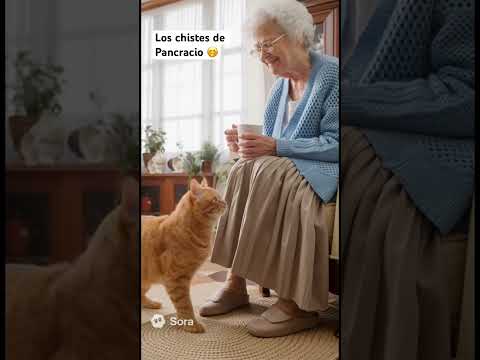 ¡Chistes viejos!🐈🤭😂 #cat #catshorts #humor #suscribete #ia #pancracio #soycheco