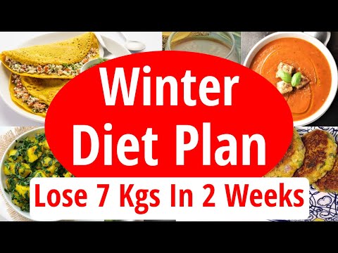 Winter Diet Plan To Lose Weight Fast 2024 | Lose 7 Kgs In 2 Weeks | Full Day Indian Diet/Meal Plan