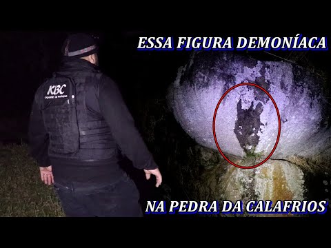 A FIGURA DEMONÍACA NA PEDRA PODE SER A MARCA DOS OBSERVADORES