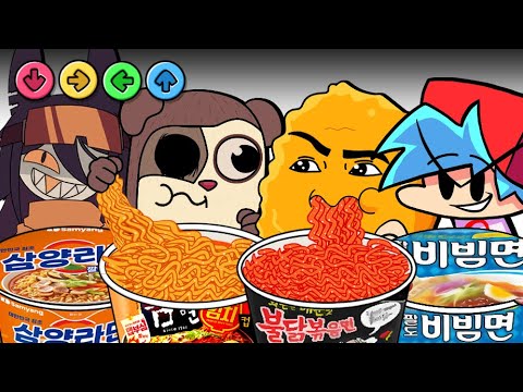 TWIDDLEFINGER VS Nugget Convenience Store MUKBANG COMPLETE EDITION! | FNF Animation | ASMR