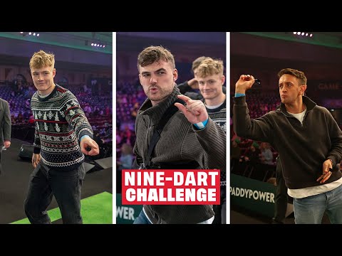 England Rugby Stars Take on the 9-Dart Challenge at Ally Pally 🎯👀