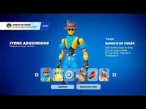 SKINS do EVENTO DE VERÃO 2025 QUE VOCÊ AINDA PODE RESGATAR no FORTNITE!