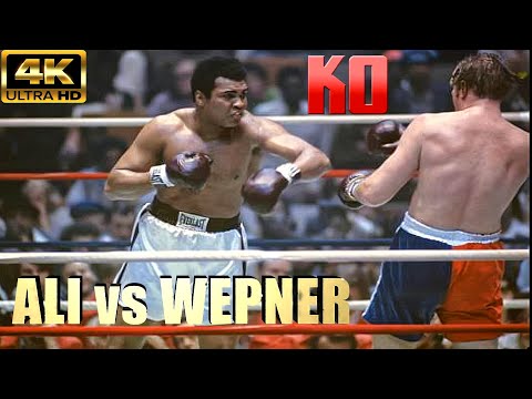 Muhammad Ali BRUTAL Knockout Chuck Wepner In The Final Round | 4K Ultra HD