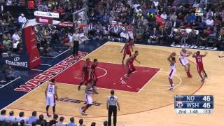 Dudley has Six 3-pointers | New Orleans Pelicans vs Washington Wizards | (02/23/2016)