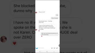 So everyone been right abt the fake whose texts, calls  and dms she sent out were sent! 