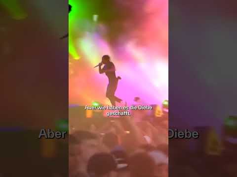 Goldkettendiebe vom Travis Scott-Konzert festgenommen! #shorts #rapnews