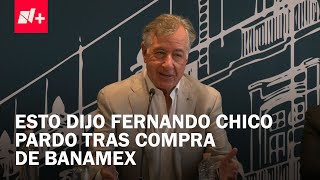 Fernando Chico Pardo, orgulloso de regresar a Banamex, asegura en conferencia de prensa - En Punto