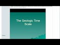 Geologic Time Scale Concepts