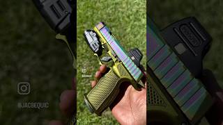 Sigsauer p365 X macro- Icarus grip - green - NDZ slide- spectrum