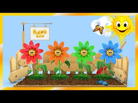 Learn colors with flowers for children Toddlers Kids | Learn colors with Nature | Colors 3D Cartoon
