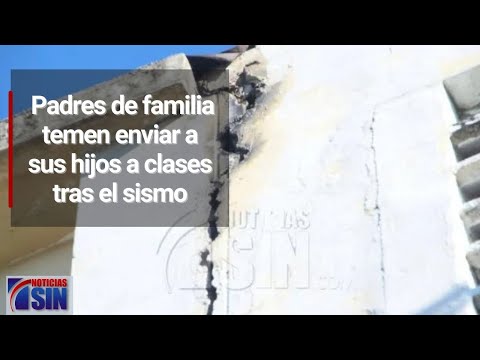 Padres de familia temen enviar a sus hijos a clases tras el sismo