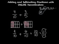 Adding and Subtracting Fractions with Unlike Denominators