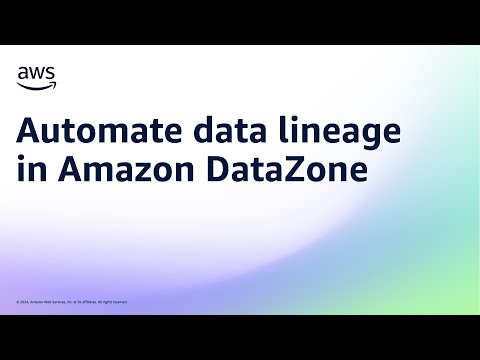 Automate data lineage in Amazon DataZone | Amazon Web Services