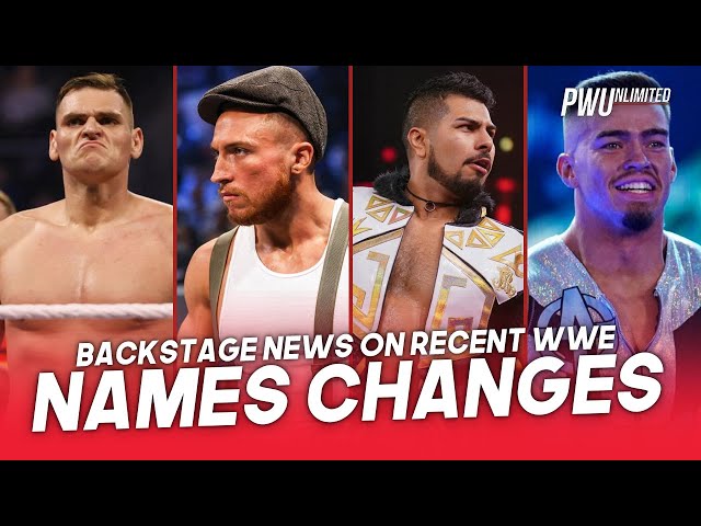 Backstage News On Recent WWE Names Changes