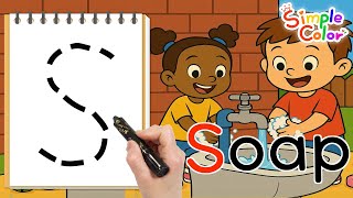 What kind of rides are there in the playground? | Find the letter S | English kindergarten for kids