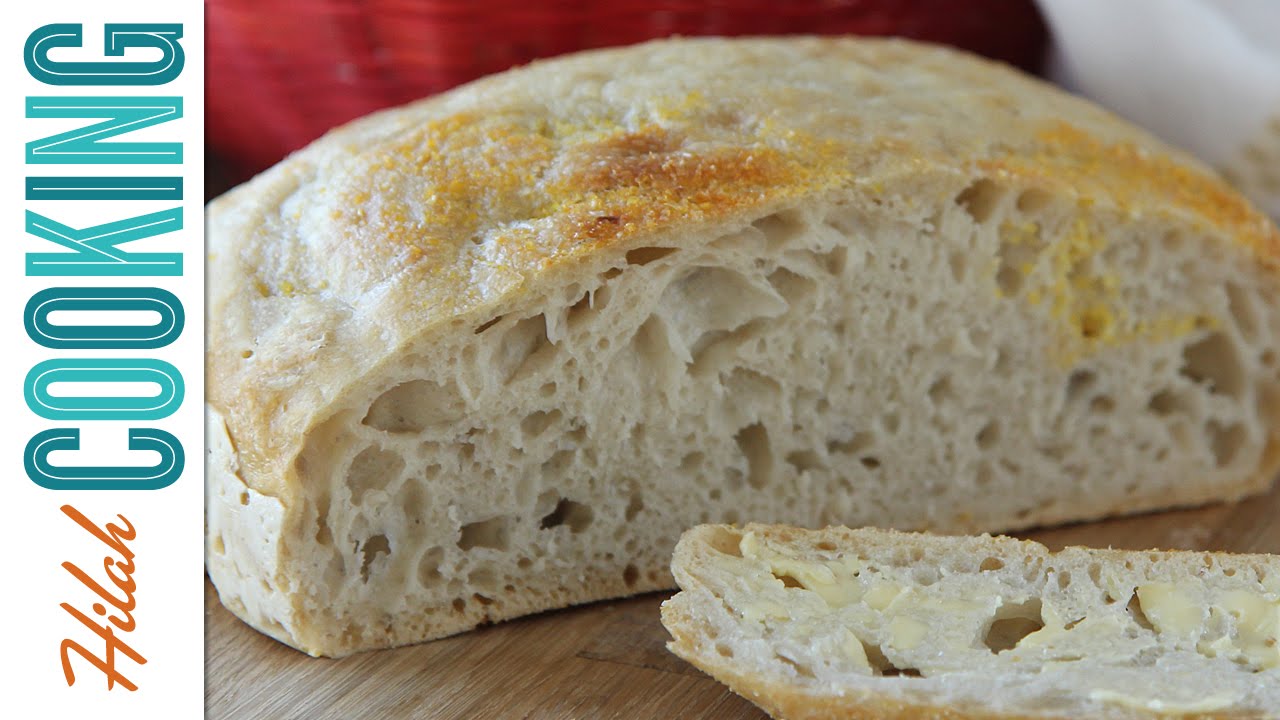 Easy No-knead Bread Recipe - Hilah Cooking Ep 18