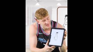 Draw challenge but make it HEAT 🔥 #art #artchallenge #drawing #basketball