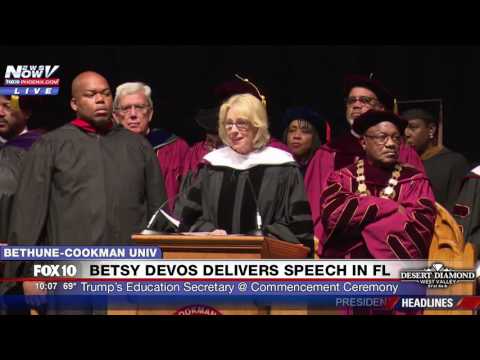 Education Secretary Betsy DeVos Booed By Students During Her ...