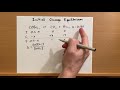 Equilibrium Calculations and ICE Tables