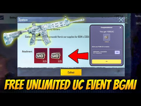 😍TRICK 300+ UC IN BGMI - UNLIMITED UC EARN TIPS & TRICKS - FREE A14 ROYAL PASS WITH LIVE PROOF